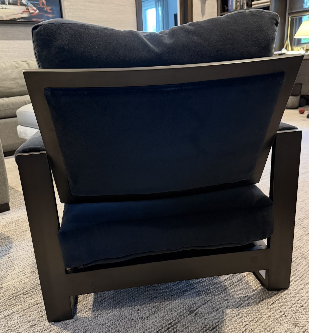 Thayer Coggin Metal Frame Chair — view 1, Den, 251 Oak Ridge Ave