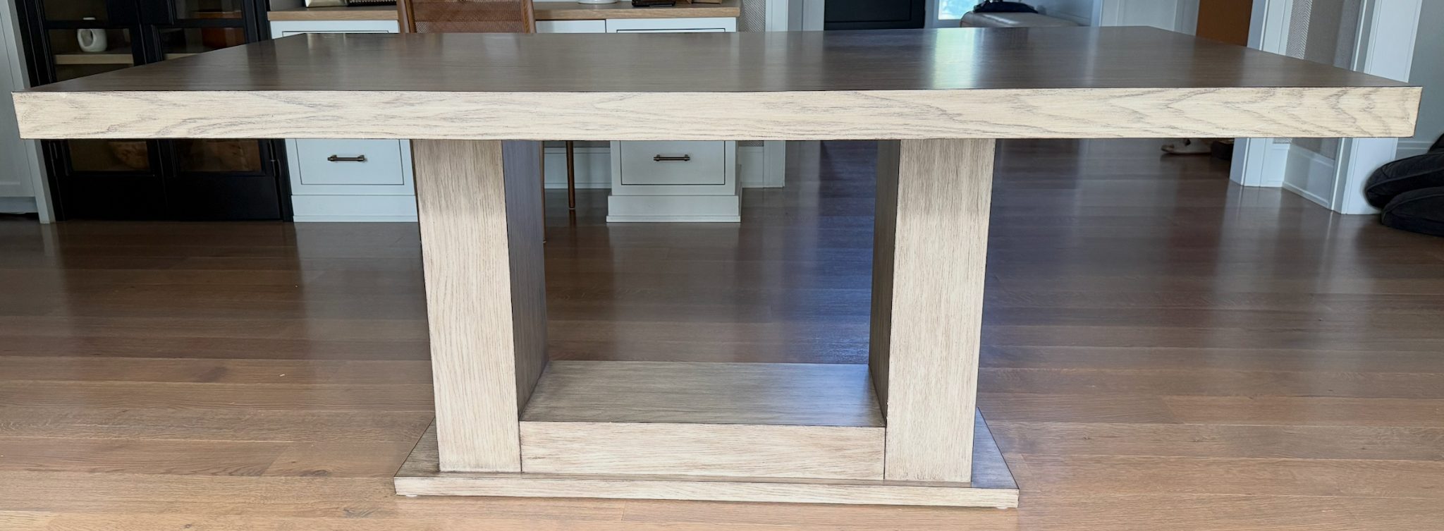 Old Biscayne Custom Oak Dining Table — view 1, Breakfast Area, 251 Oak Ridge Ave