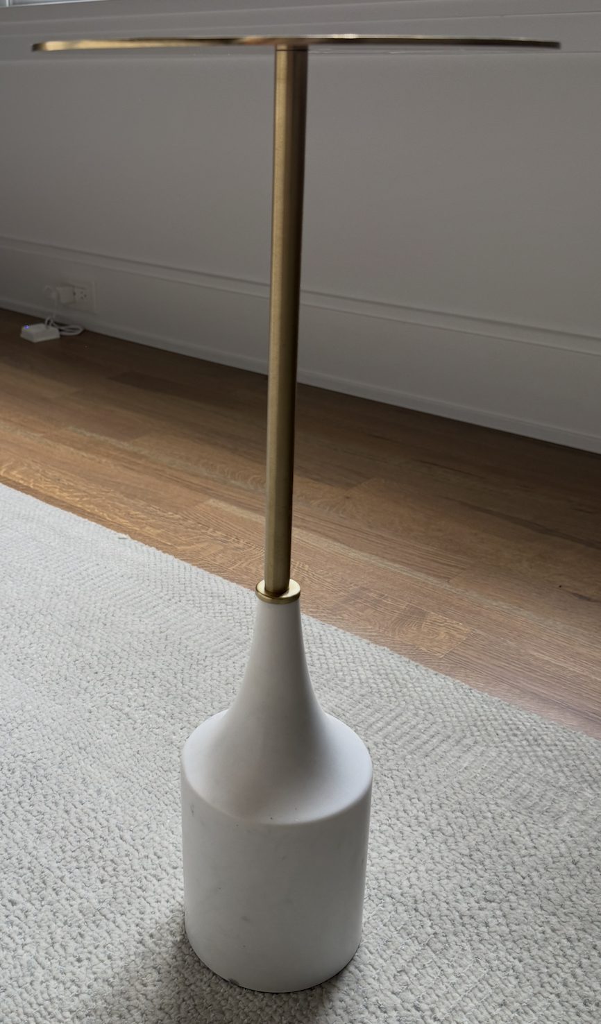 West Elm Accent Table — Primary Bedroom, 251 Oak Ridge Ave